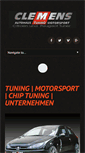 Mobile Screenshot of clemens-motorsport.de